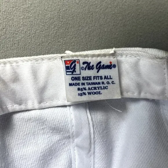 Vintage Minnesota Vikings Hat Snapback White The Game Big Logo NFL Football 90s - Picture 8 of 12